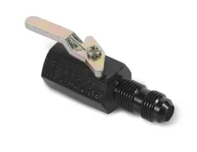 At230505erl Earls Performance Plumbing Shut-off Valve 1/2 Inch Npt Female Inlet And -10 An Bulkhead