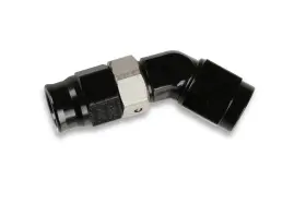 At604536erl Earls Performance Plumbing Adj. Low Profile 45 Degree Speed-seal Hose End -6