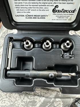 Eastwood 05283 3/8 Inch Premium Spotweld Cutter Kit With Skip-proof Pilot Made Usa