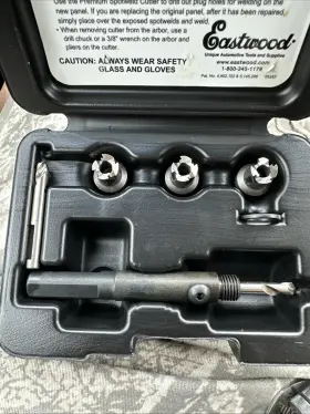 05283 Eastwood 3/8 Inch Premium Spotweld Cutter Kit With Skip-proof Pilot Made Usa
