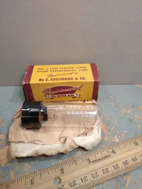 T-1109 Edelmann T1109 Vintage And Co. Timing Light Neon Replacement Tube Nos