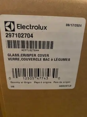 297102704 Electrolux Frigidaire Freezer Glass Crisper Cover New