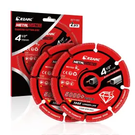80711502 Ezarc Diamond Cutting Wheel 4 1/2 X 7/8 Inch For Metal Cut Off With