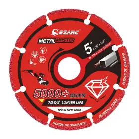 807125 Ezarc Diamond Cutting Wheel 5ftft X 7/8 Inch For Metal Cut Off With