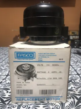 Ub563 Fasco 9watt 1550rpm Ccwle 115v Motor