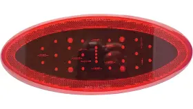 003-85l Fasteners Unlimited 003-85 Surface-mount Oval Elliptical Led Stop/tail Light