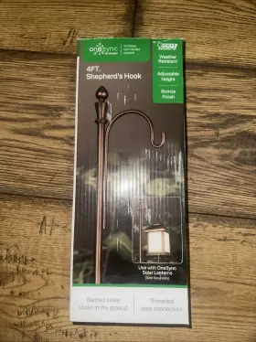 Hook48 Feit Electric Company Sync/hook48 Shepherds Hook Bronze 48 Inch 4ft