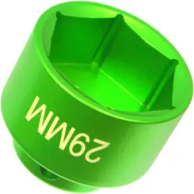 Felisbieti 704090667876 29mm Oil Filter Socket Wrench 1-1/8 Inch-aluminum Low Profile Green
