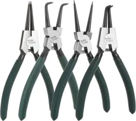 200916 Fengwu 4 Piece 7 Inch Internal/external Snap Ring Pliers Set Heavy Duty Black