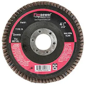 1423-3164 Firepower Zirconia Flap Discs
