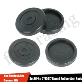 5715017 First-racing Ka59121 #5715017 Set Of 4 Round Rubber Arm Pads For Bendpak Lift Danmar