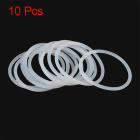 Fixinairp 784958277218 10x Silicone O-rings 48mm Od 41.8mm Id 3.1mm Width Seal Gasket White