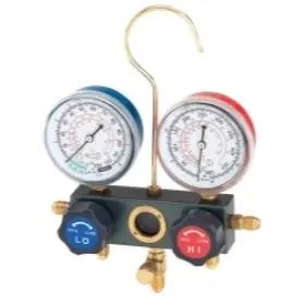 6697m Fjc Inc. Dual Manifold Gauge Set With Manual Service Couplers