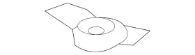 Es7z-17091-c Ford Genuine Lug Wrench Retainer