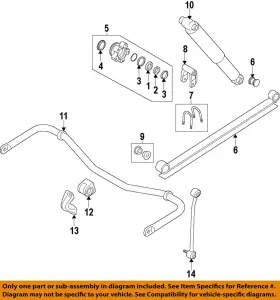 Bc3z1244a Ford Oem 12-24 F-250 Super Duty Rear Axle-inner Bearing