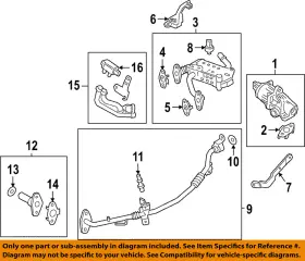 Ka1z5l200a Ford Oem 19-23 Bronco Emission System Egr System-sensor
