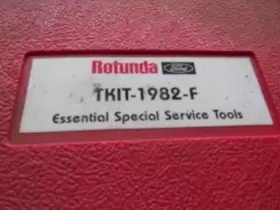 1982-f Ford Rotunda Tkit Incomplete 9 Piece Set