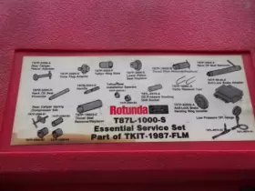 T87l-1000-s Ford Rotunda Incomplete 9 Piece Set