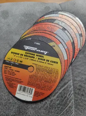 71856 Forney Lot Of 11 4 Inch X 1/32 3/8 Arbor Metal Cut Off Wheel