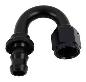 Fragola 218008-bl Fitting Hose End Socketless 180 Degree -8an To Female Black Ea