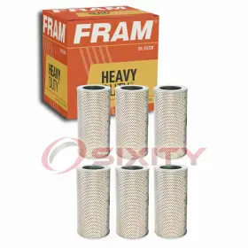 Ala1909 Fram C1723a 6 Pc Heavy Duty Hydraulic Filters For Pa4348 Pa-5584 Vn