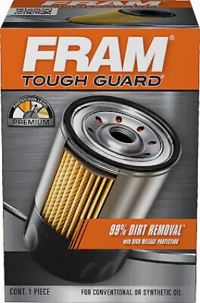 Fram Group 009100560407 Tough Guard Tg3387a Premium Oil Filter Spin On -tg3387a