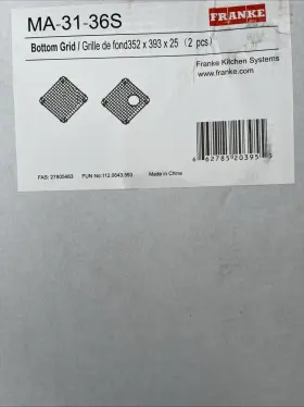 Ma-31-36s Franke Fma3136s 2 Pcs Bottom Grids