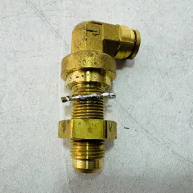 23-14413-000 Freightliner 3x Pipe Fitting Elbow 90 Deg Push To Connect Bulkhead