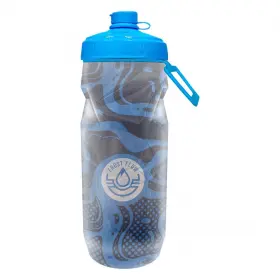 Frostflow 399882256234 Insulated Bike Bicycle Waterbottle 20oz Abstract Wave Blue