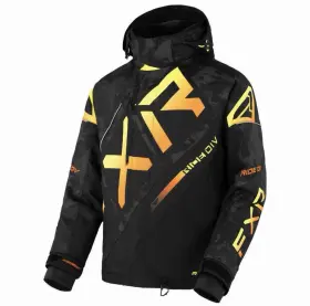 Fxr 841921858345 Cx Insulated Snowmobile Jacket - Inferno/black Camo Size Medium