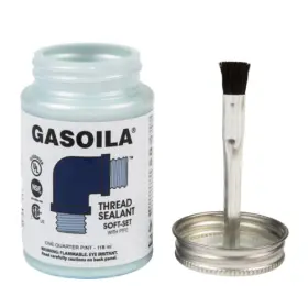 Fdpss04 Gasoila Soft Set Thread Sealant With Ptfe 4 Oz./118 Ml Brush Top