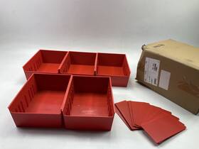 Gates 78195-5 78195 7 Inch Wide Plastic Storage Bins For Coupler / Fitting Cabinet