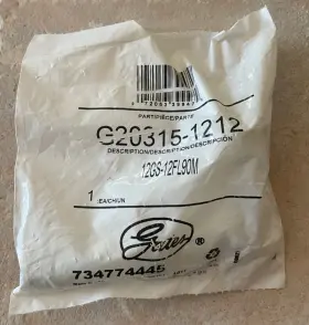 12gs-12fl90m Gates G20315-1212 Nib 3/4x3/4 Split Flange 90 Elbow Lawson#23166