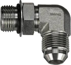 Gates G60312-0505 Genuine Male O-ring Boss To Jic 37 Flare - 90 Sae