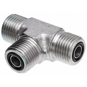 Gates G60740-0808 Male Flat Face O Ring Tee Sae To