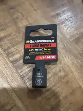 Kdt-84121 Gearwrench 84121 1/4 Inch Drive Imp Sckt 12mm