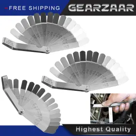 16tapered Gearzaar Fg-02-032 3pcx Feeler Gauge Valve Clearance Checker Utv Atv Motorcycle Vuepduykh