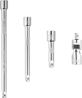 Gnju3cbz Giantree 584233 1 4 Pcs 1/4 Inch Drive Extension Bar Set One Size