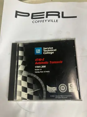 17041.26w Gm Service Technical College Training Disc 4t 40-e Transaxle