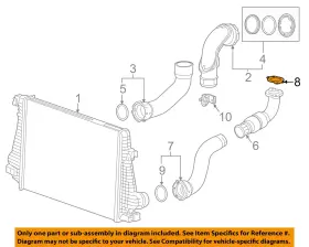 22799475 Gm Oem 13-23 Ats Cooling Intercooler-inlet Tube Gasket