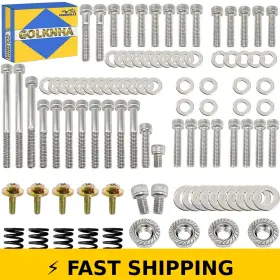 Golknha-3 Golknha 768795352529 304 Stainless Steel Engine Bolt Kit 88pcs For Yamaha Blaster 1988-2006 Golknha-3 Golknha 768795352529 304 Stainless Steel Engine Bolt Kit 88pcs For Yamaha Blaster 1988-2006