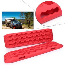Goodnewstoreusa 532611127222 Recovery Traction Sand Tracks Snow Mud Track Tire Ladder 4wd Off Road Red Car Us