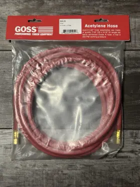 328-ha3-12 Goss Ha3-12 A-6 12ft. Acetylene Hose