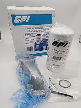 129500-01 Gpi Oil Filter Adapter Kit 12950001 Quick-fit For G20 Fuel Transfer Pump 10 Micr