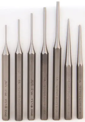 Grps7 Grace Usa Gun Care Steel Punch Set Gunsmith Tools One Size Stainless