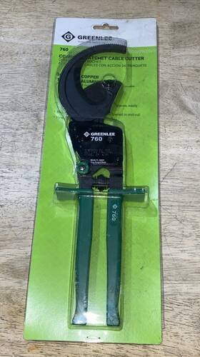 Greenlee Textron 50176005 332-760 17600 Ratchet Cable Cutter