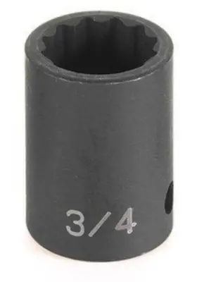 3156r Grey Pneumatic Corp. 3/4 Inch Drive X 1-3/4 12 Point Standard