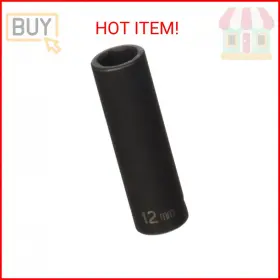1012md Grey Pneumatic 729440460501 3/8 Inch Drive X 12mm Deep Socket