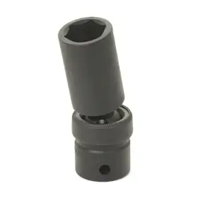 1022umd Grey Pneumatic 729440461461 3/8 Inch Drive X 22mm Deep Universal Impact Socket Hex