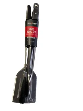 20187acenst Grill Mark Grll Tool St Blk/slv 3pc